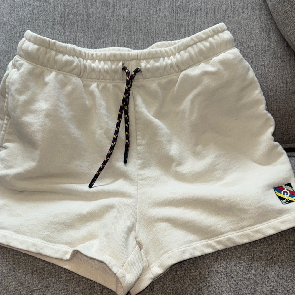 Peloton Cream Women's Shorts Size M